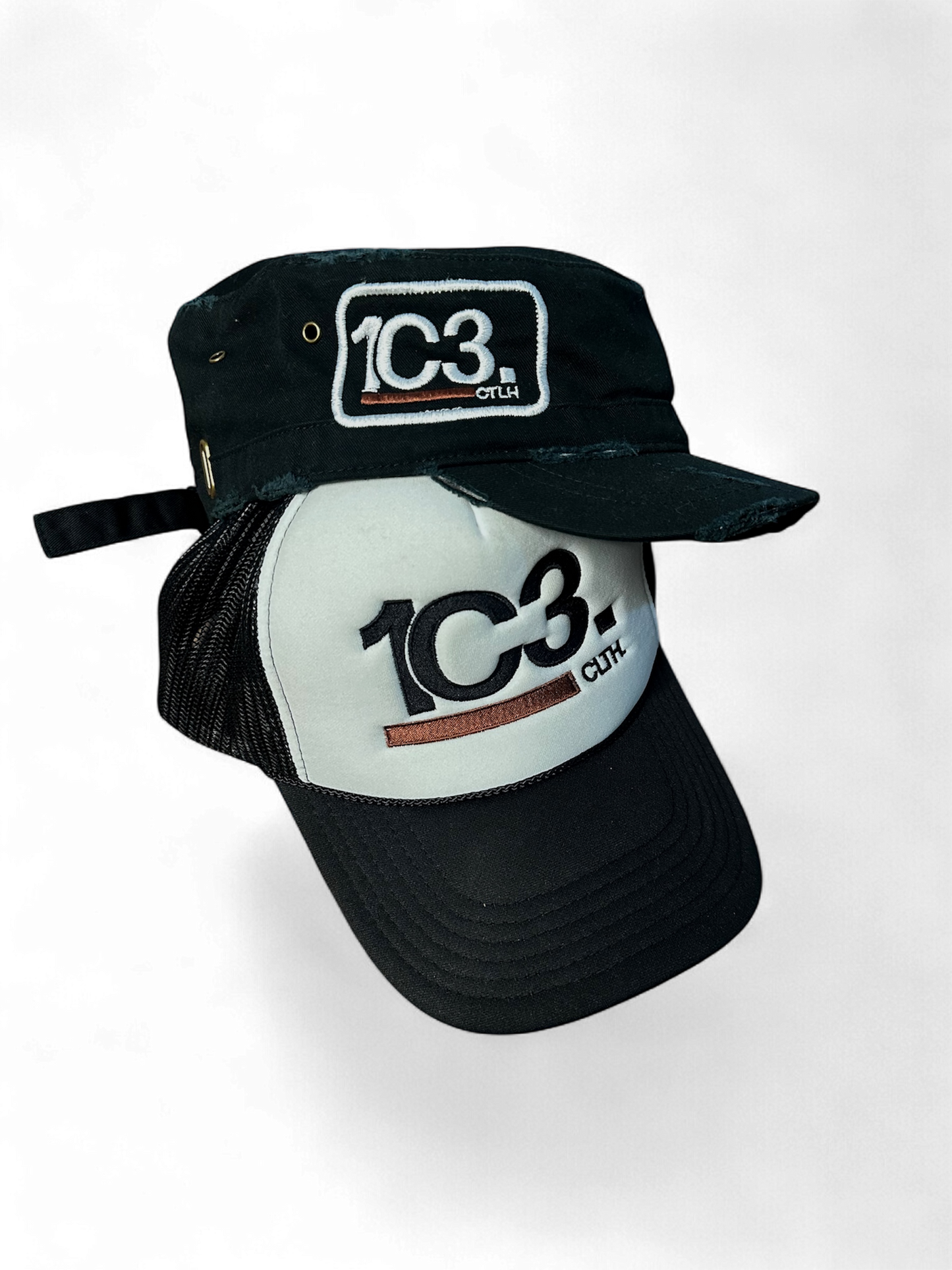 Trucker Hat & Desstress Military Cap Combo.