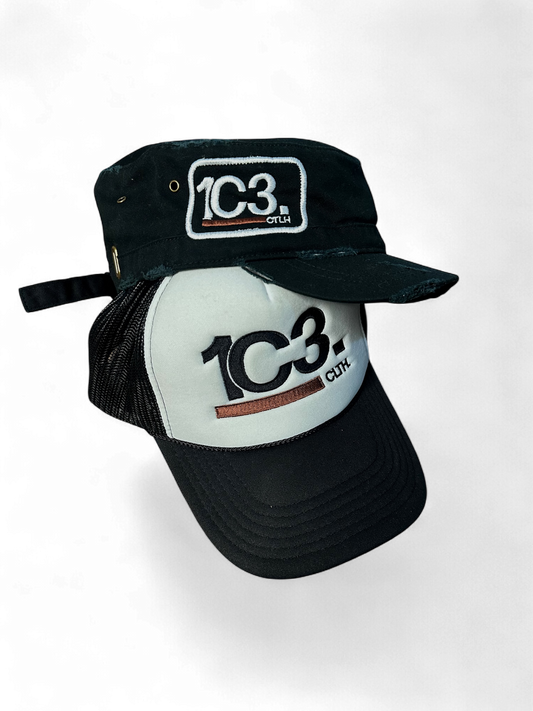 Trucker Hat & Desstress Military Cap Combo.